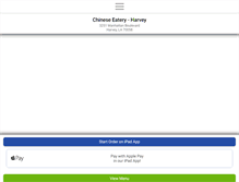Tablet Screenshot of chineseeateryharvey.com